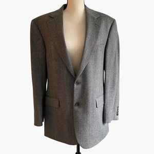 brooks brothers herringbone wool jacket